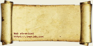 Danica Alimpić vizit kartica